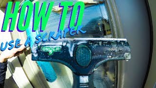 How To Use A Scraper - Professional Window Cleaning