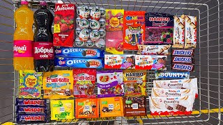 ASMR A Lot of New Candy 2024, Snickers, Oreo, Chupa Chups, Haribo, Bounty, Ritter Sport, Wispa