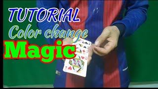 TUTORIAL Magic Color change Trick | EASY MAGIC