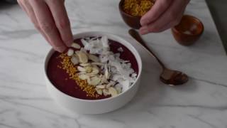 Cherry Kale Protein Smoothie Bowl