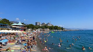 Начало Бархатного сезона в Крыму. Алушта, обзор пляжей в Профессорском уголке.