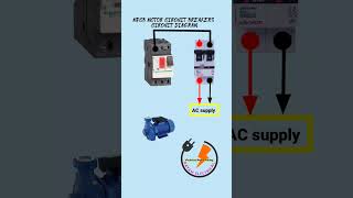 MPCB motor circuit breakers circuit diagram #shortvideo #electrical