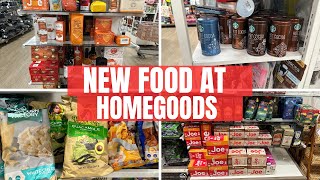 WHAT'S NEW IN FOOD AT HOMEGOODS SHOP WITH ME