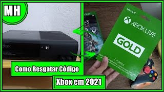 COMO RESGATAR CÓDIGO DO XBOX EM 2021(SEM ERRO|SIMPLES E FÁCIL)