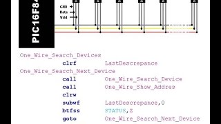 66. Программа определения адресов 1 wire устройств на ассемблере (Урок 57. Теория)