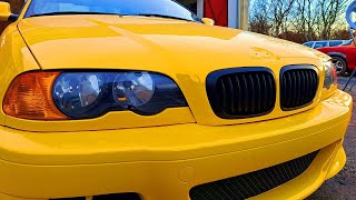 BMW E46 COUPE YELLOW - NEW PROJECT.