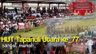 HUT Tapanuli Utara ke_77 sangat meriah