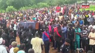 IGP Abdoulie Sanyang Attends Burial Of PC Sang J Gomez...