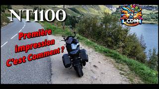 Premier retour a chaud de la Honda NT 1100. Honda NT 1100 vs TRK 702