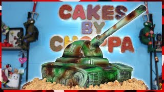 Shooting Tank Cake Challenge - World Of Tanks (How To) #AD