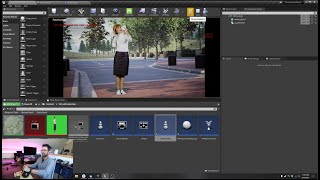 Unreal Engine Virtual Production Composure Output to Viewport