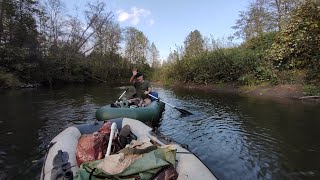 Сплав по реке Пизь. День первый. Заброска, рыбалка, охота на рябчика с манком.