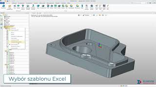 Nowości ZW3D 2021 – Nowy format Excel dla Listy operacji