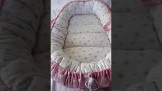 oval pink baby nest