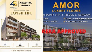 Discover the Best Luxury Builder Floors at Aradhya Homes & Amor Floors | Your Dream Home Awaits