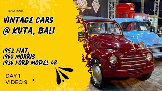 Vintage Car Showcase at Mix Club: 1952 Fiat, 1960 Morris & 1936 Ford Model 48!