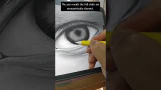 خطوات رسم عين واقعيه رسم رقمي علي برنامج بروكرييت