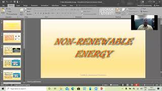 Non-renewable Energy - Conventional energy - Types and sources