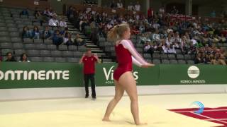 Sara OERSKOV (DEN) -- Tumbling European junior Championships, Qualifications.