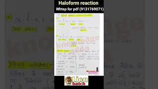 Haloform reaction mechanism notes pdf ,bsc 1st year organic chemistry notes pdf knowledge adda