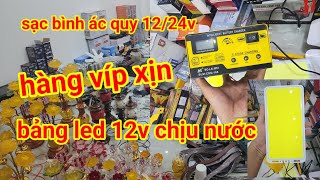 bảng led 12v chịu nước, sạc ác quy đa năng 12/24v, đồ gia dụng nhật bãi giá rẻ