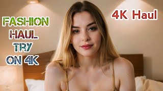 [4K] Transparent lingerie Haul | Get Ready With angel (2024) Try On Haul Clothes plus size drees try