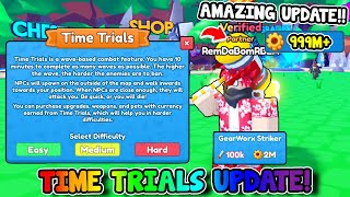 ⚔️⌛ *NEW* TIME TRIALS IS THE BEST UPDATE EVER IN ROBLOX BANNING SIMULATOR X!!