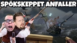 SPÖKPIRATERNA ANFALLER | Sea of Thieves med ChrisWhippit & figgehn