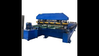 Tr4 sheet roll forming machine# Máquina de chapa de techo Tr4# Máquina de láminas de techo de Perú