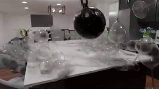 Wrecking Ball Wine Glass Experiment