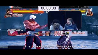 Super Akuma attempts to upstage Ryan Hart