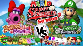 MUST WATCH! BIRDO BOWS VS LUIGI KNIGHTS! Mario Super Sluggers Season 2!