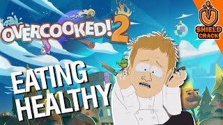 Overcooked 2 | #8 Eating Healthy! (4 Player Co-op Gameplay)