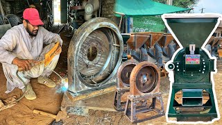 The wheat grinding machine is manufacturing in local factory of Pakistan Handmande work of craftsmen