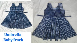 Umbrella Baby Frock Easy Cutting And Stiching|| 3 to 4 years baby girl frock