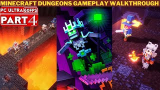 MINECRAFT DUNGEONS Gameplay Walkthrough Part 4 [ 1080p HD 60FPS PC ULTRA ] #minecraft2024