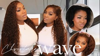 Flawless Brown Water Wave Hair| Updated 360 Unit Install ft.Ashimary Hair