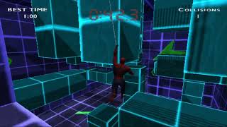 Spider-Man(2002) game - Obstacle Course | 1:15.1 3 Collisions