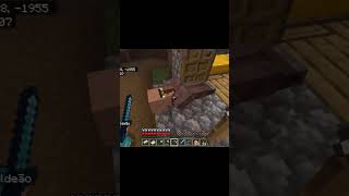 Villager dormindo em um lugar diferente no Minecraft #minecraft #minecraftshorts #viral #viralshorts