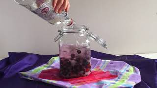 Hedgerow Vodka - pouring the vodka