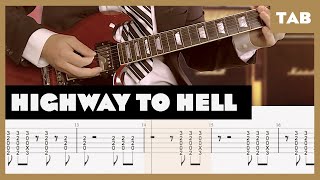 AC/DC - Highway to Hell - Guitar Tab | Lesson | Cover | Tutorial