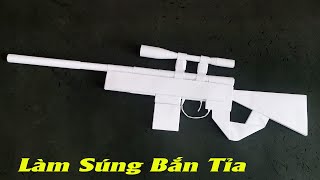 Cách Làm Súng Bằng Giấy | Gấp Súng Bắn Tỉa AWM