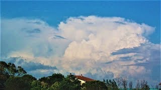 SUGGESTIVE CELLE TEMPORALESCHE sui cieli della Toscana 10.05.2018