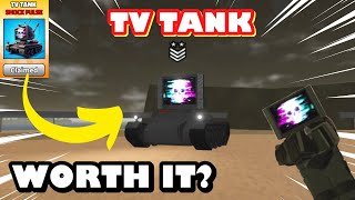 IS THE NEW TV TANK WORTH GETTING IN ROBLOX MILITARY TYCOON?