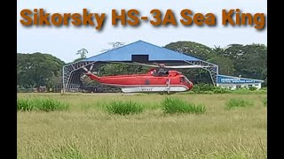 Sikorsky S-61 (HS-3A Sea King) reg. N5193Y Departure at Puerto Princesa  International Airport.