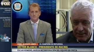 Blanco @Vbrvictor : "Racing está como nunca" Fox Sports