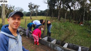 CHAMEI REFORÇOS, FAMILIA TODA NA OBRA  EP256