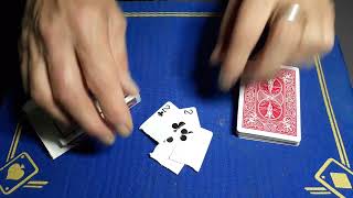 Gimmick card trick tutorial/ Torn, shrunk and restored card trick