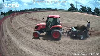 Sprigging the baseball field at Natchitoches Central.