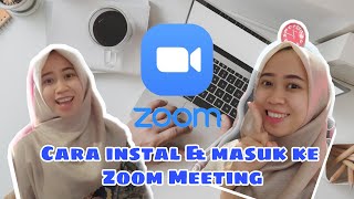 Cara instal zoom meeting || cara masuk zoom meeting pembelajaran